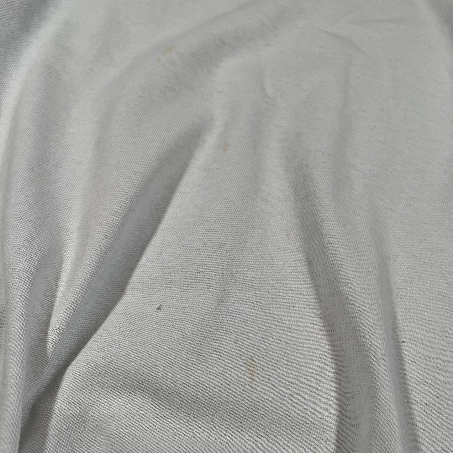 Vintage 90s White Screen Stars Blank T Shirt Long Sleeve - L