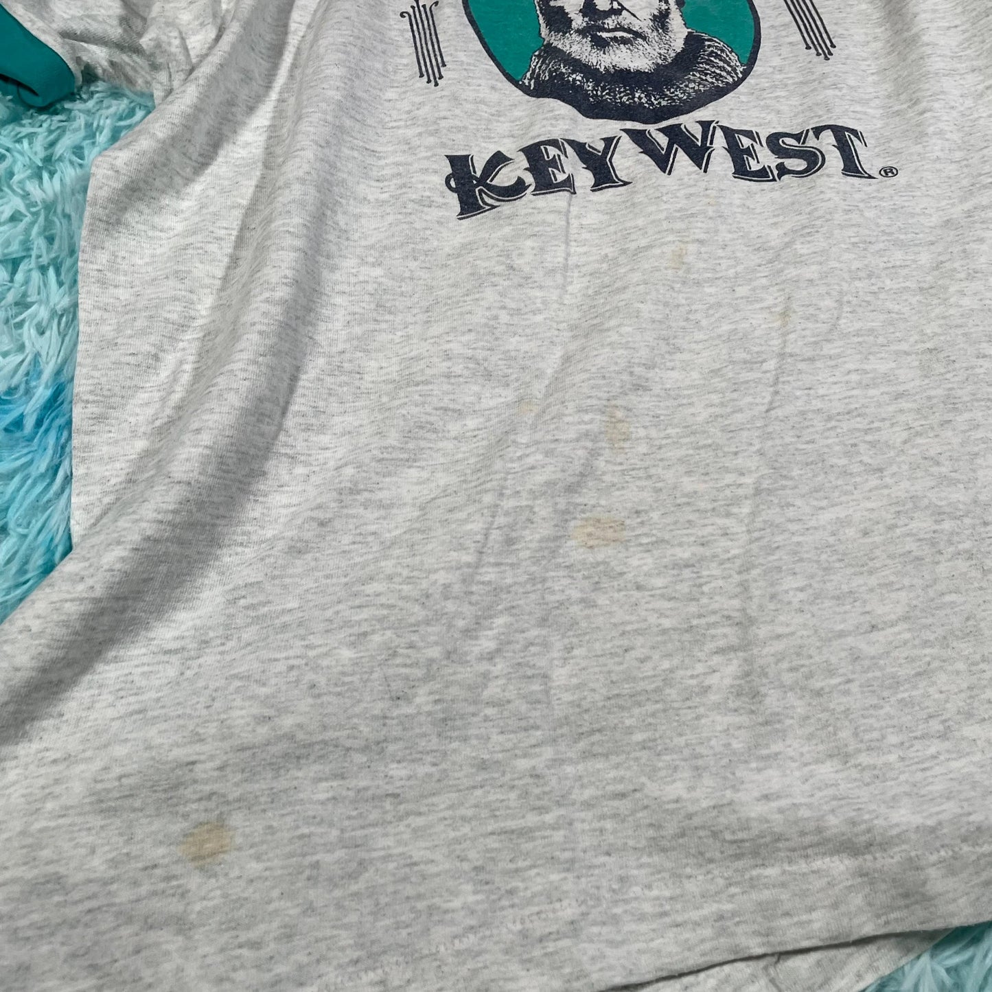 Vintage 80s Grey Sloppy Joes Graphic T Shirt - XL