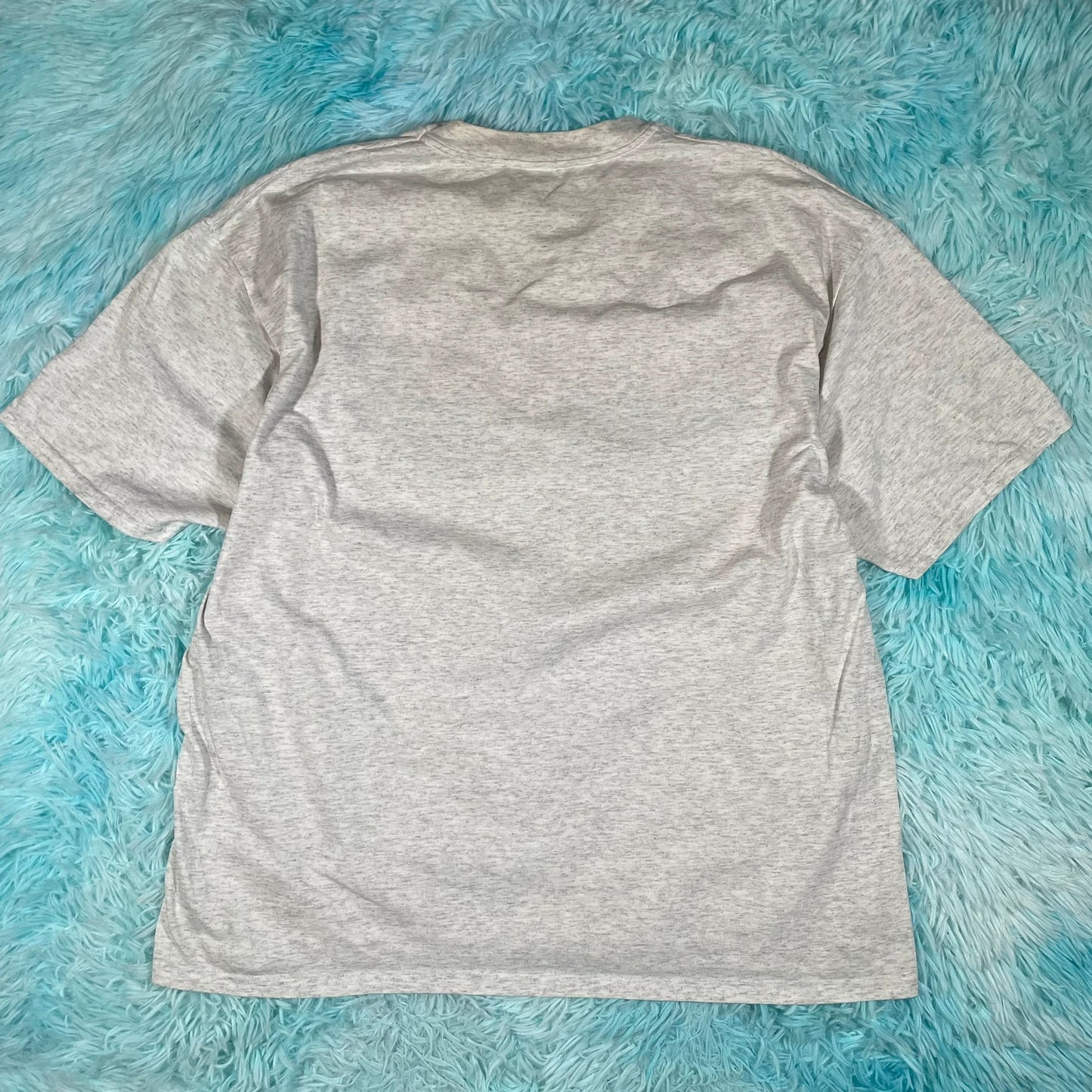 Vintage 90s Grey Crab Graphic Print T Shirt - XL
