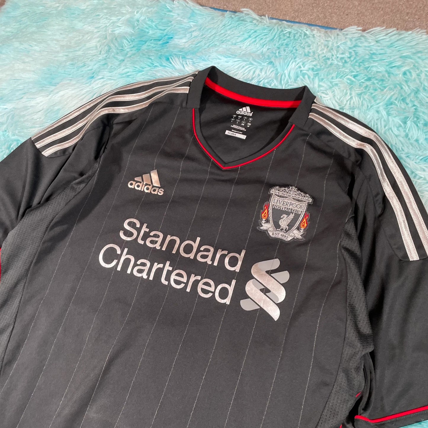 2011/12 Liverpool Shirt Away Kit Adidas - Large