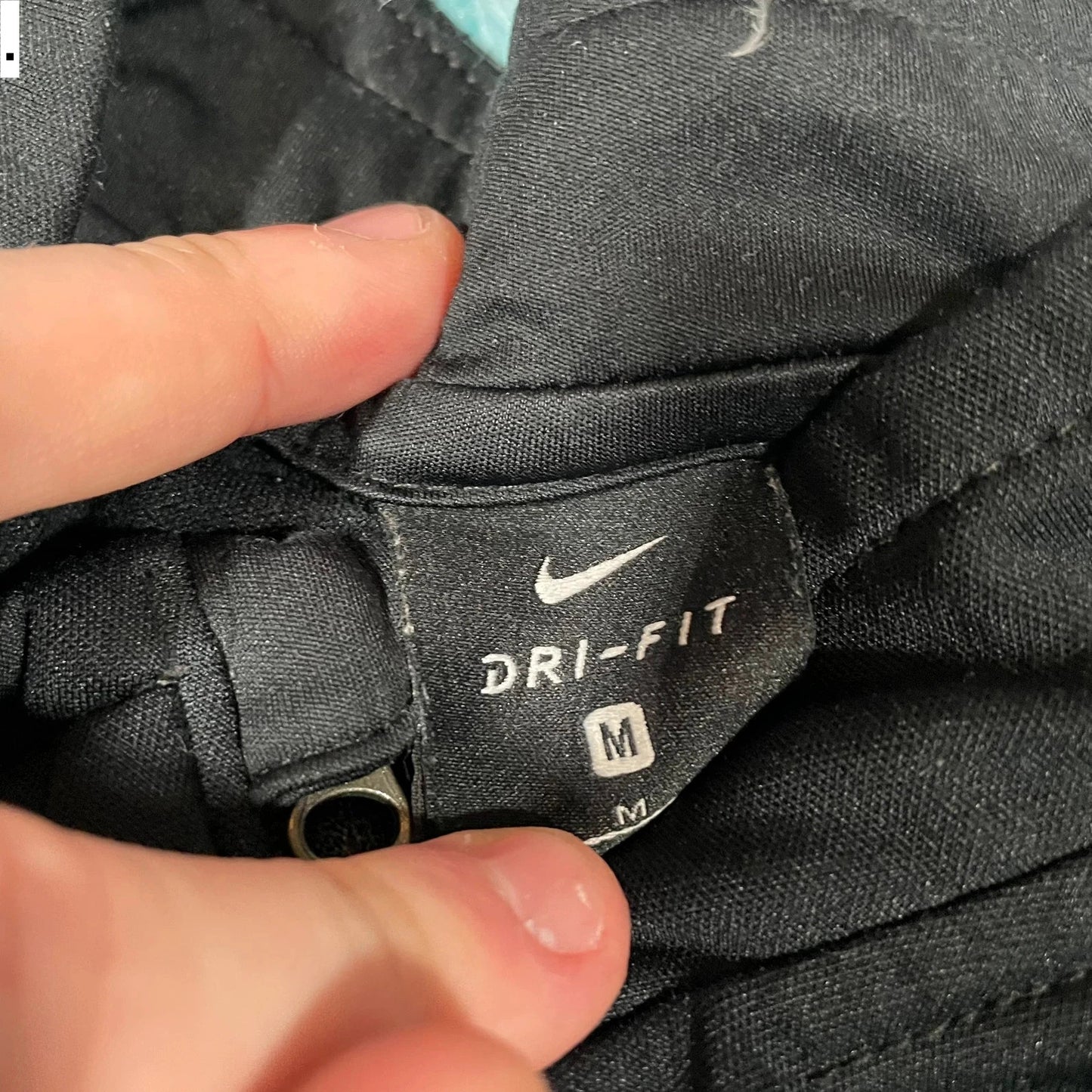 Black Nike 1/4 Zip Athletic Jumper - Medium