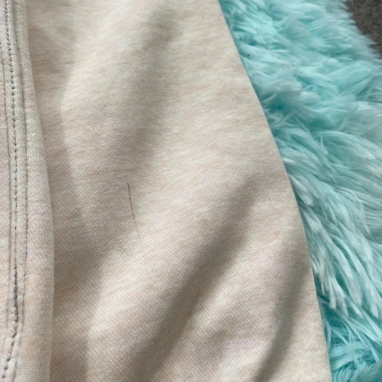 Light Rose Pink Nike Club Hoodie Spellout - Large