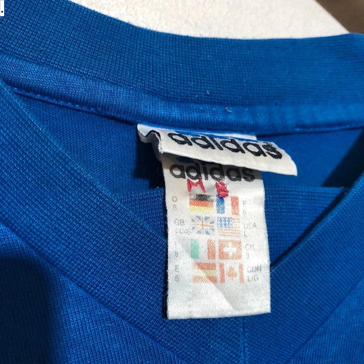 Vintage 90s Blue Adidas T Shirt - XL