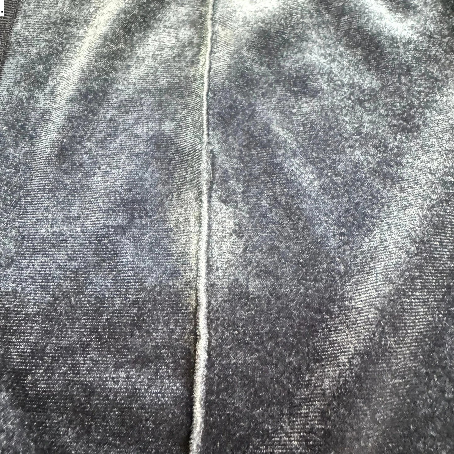 Dark Navy Adidas Velour Tracksuit Bottoms - Size 8