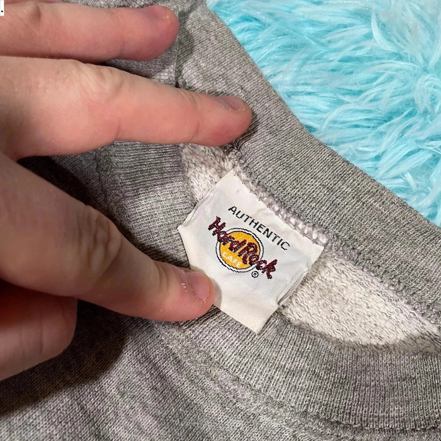 Vintage 90s Grey Hard Rock Cafe Miami Sweatshirt - Large