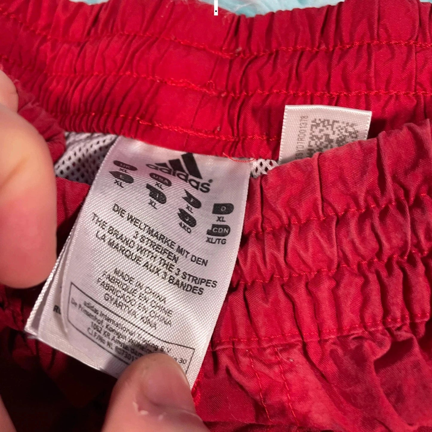 Vintage 00s Red Adidas Running Shorts - XL