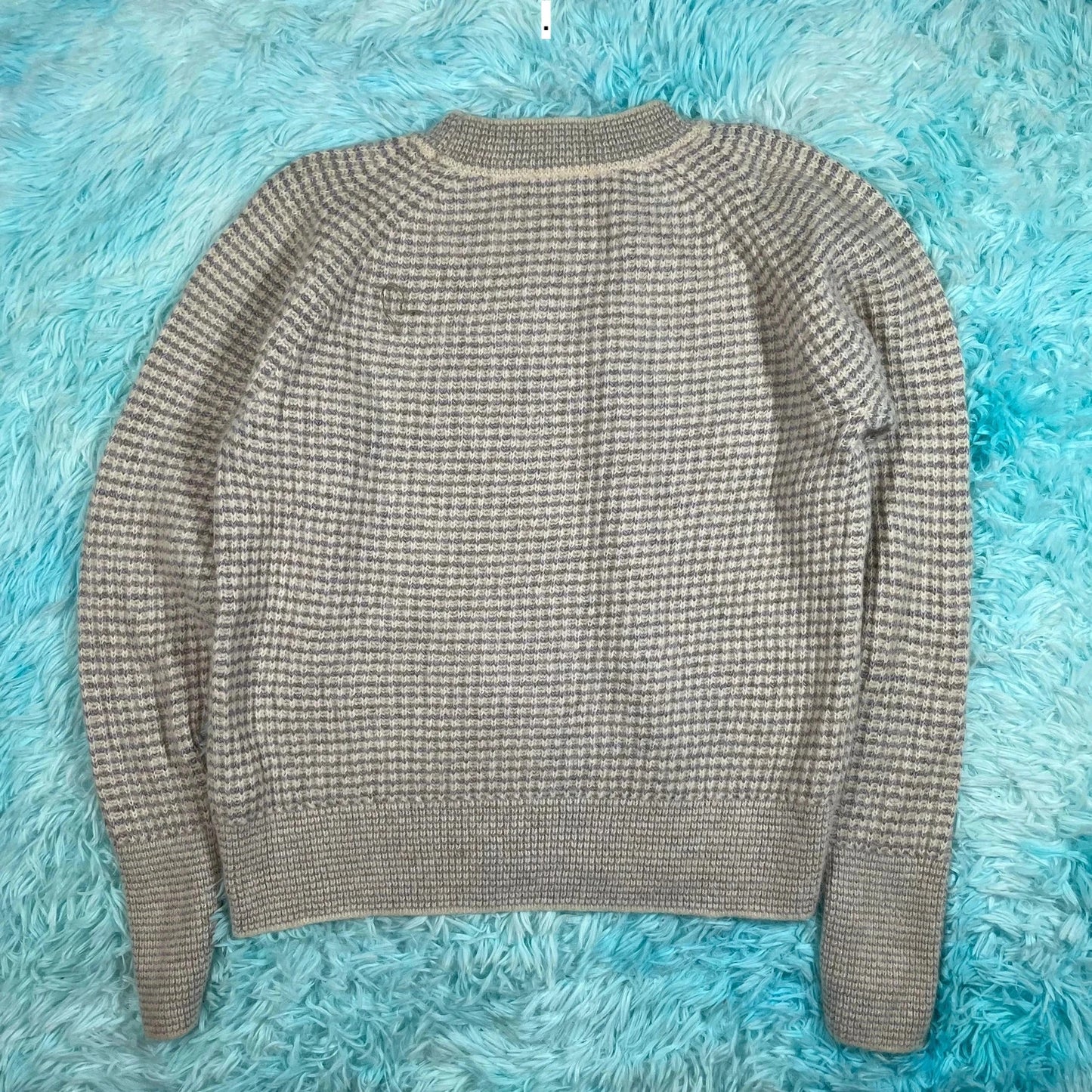Beige Patterned COS Knitted Jumper - Medium