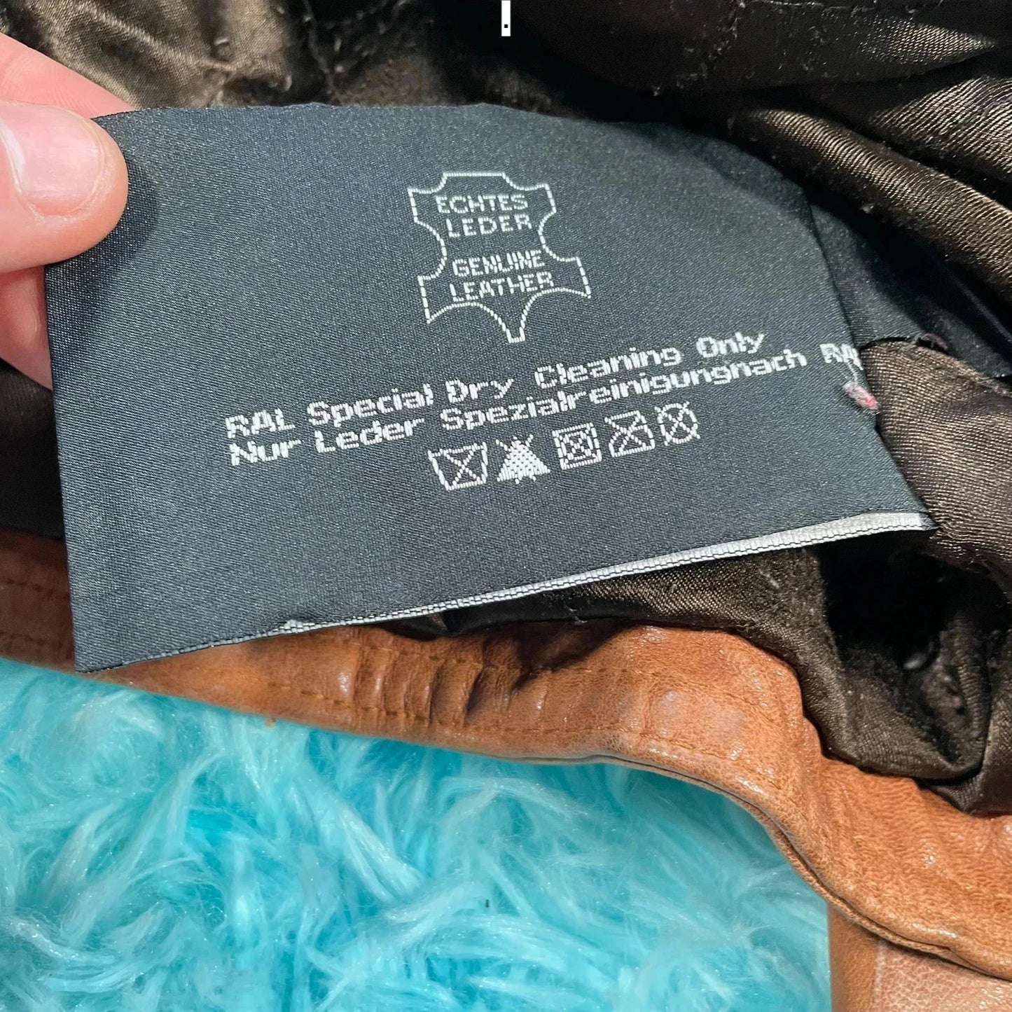 Vintage Brown Snapshot Leather Jacket - XL