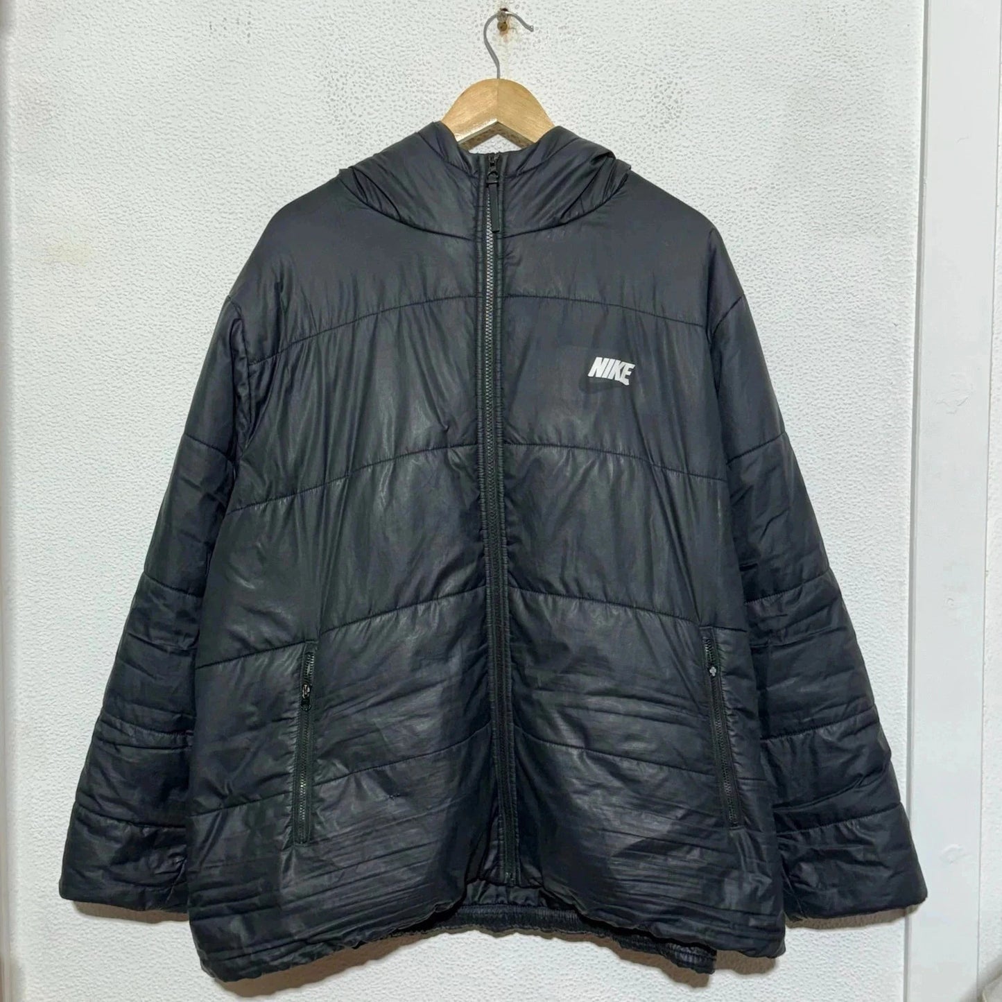 Black Nike Puffer Jacket Coat Swoosh - XXL