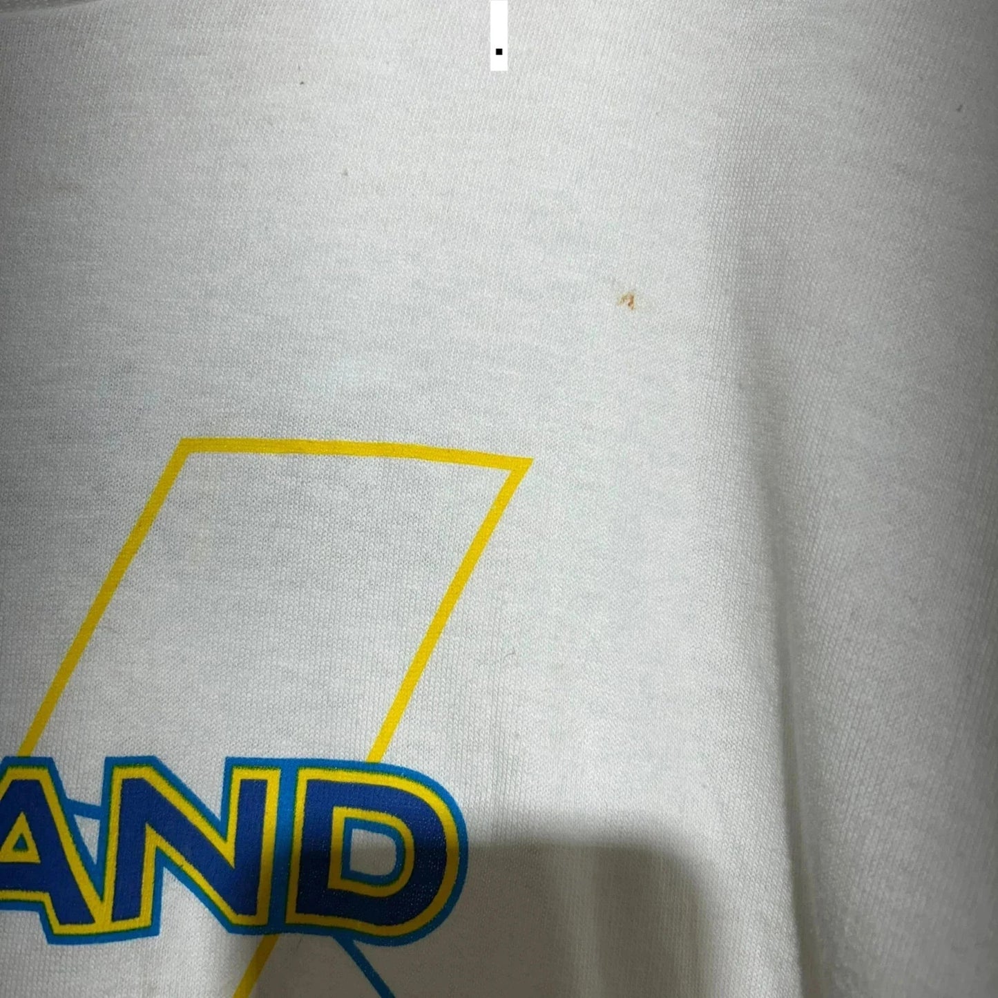 Vintage 90s White Graphic T Shirt - XL