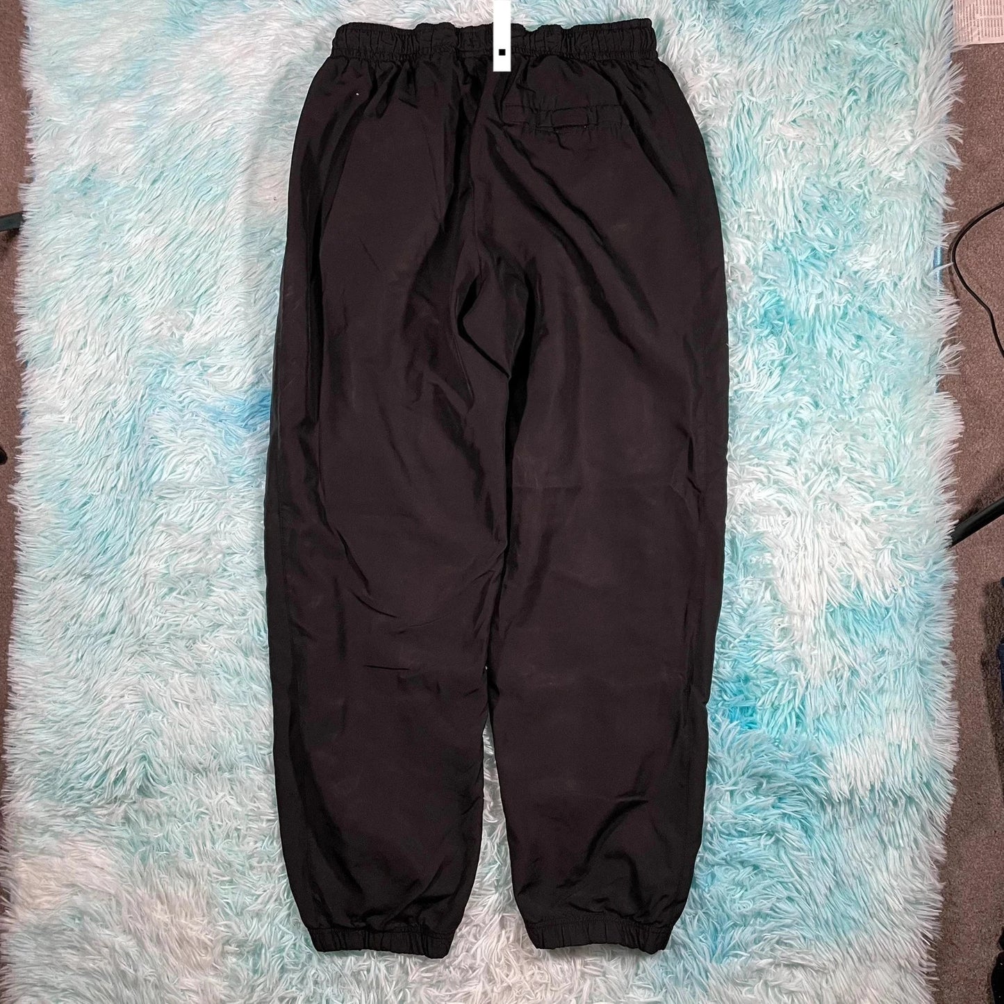 Vintage Black Nike Tracksuit Bottoms - Large