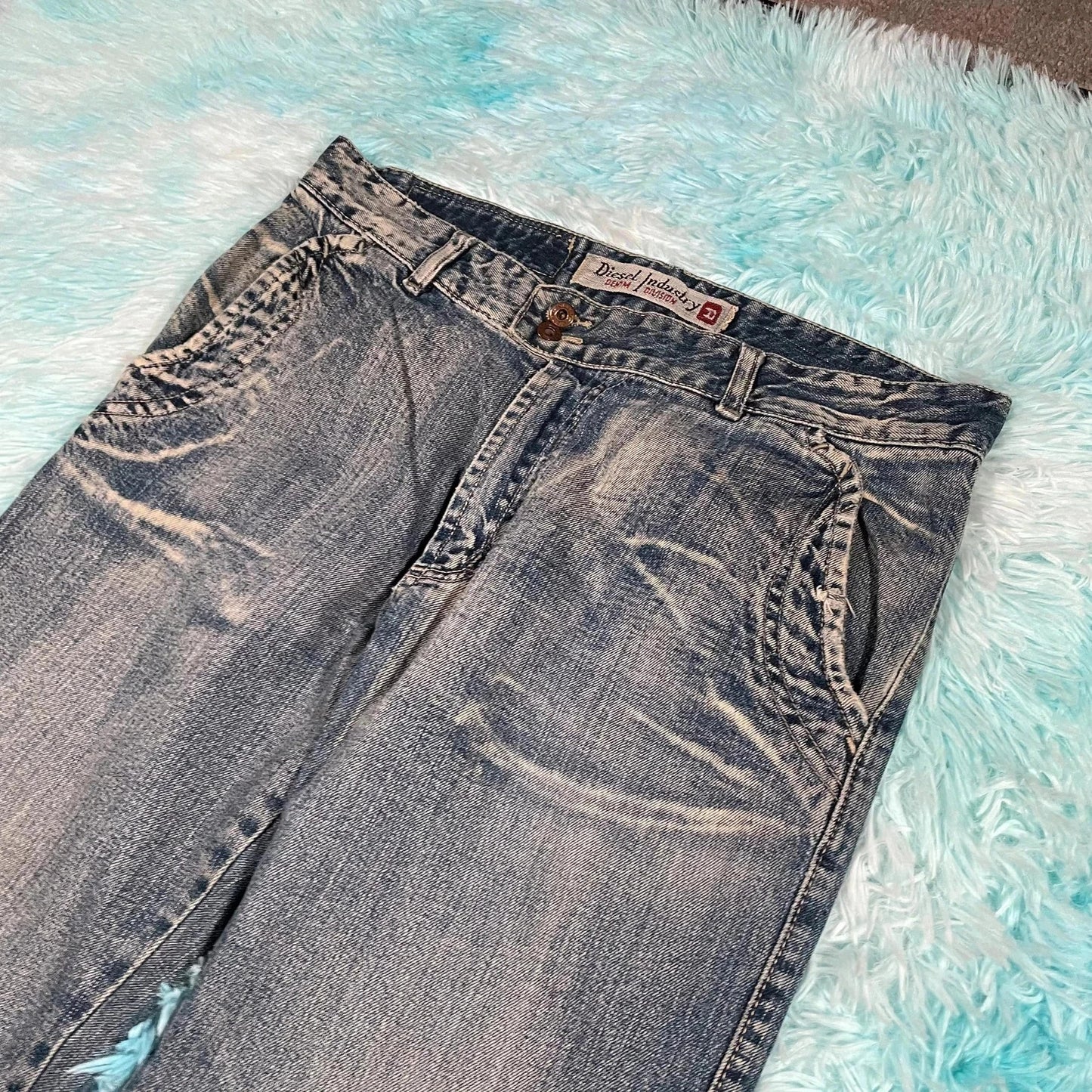 Vintage 00s Y2K Diesel Jeans Straight Leg - 34W 34L