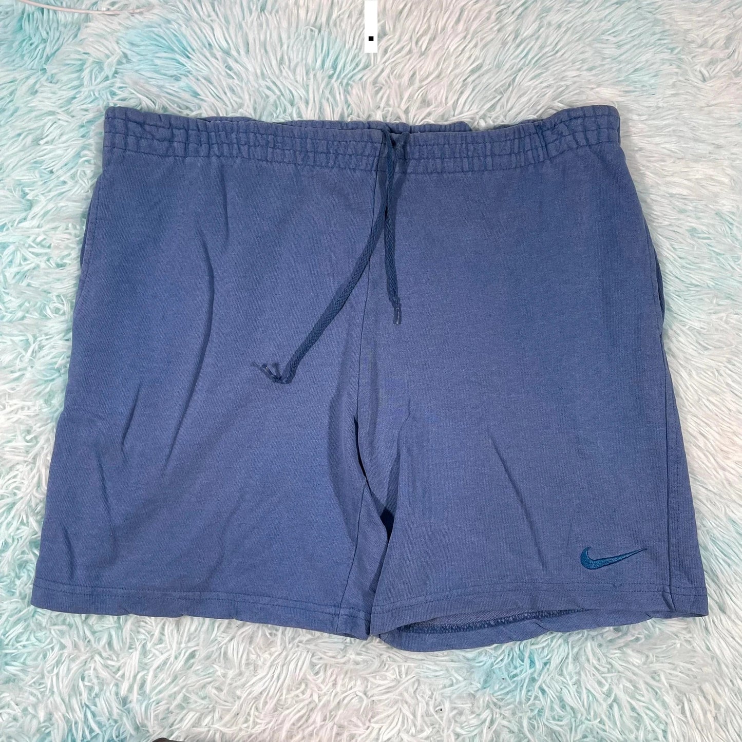 Vintage 90s Blue Nike Shorts Joggers Running - Large