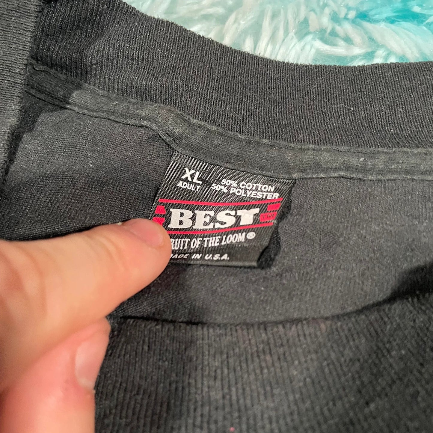 Vintage 90s Black San Antonio Texas Graphic T Shirt - XL