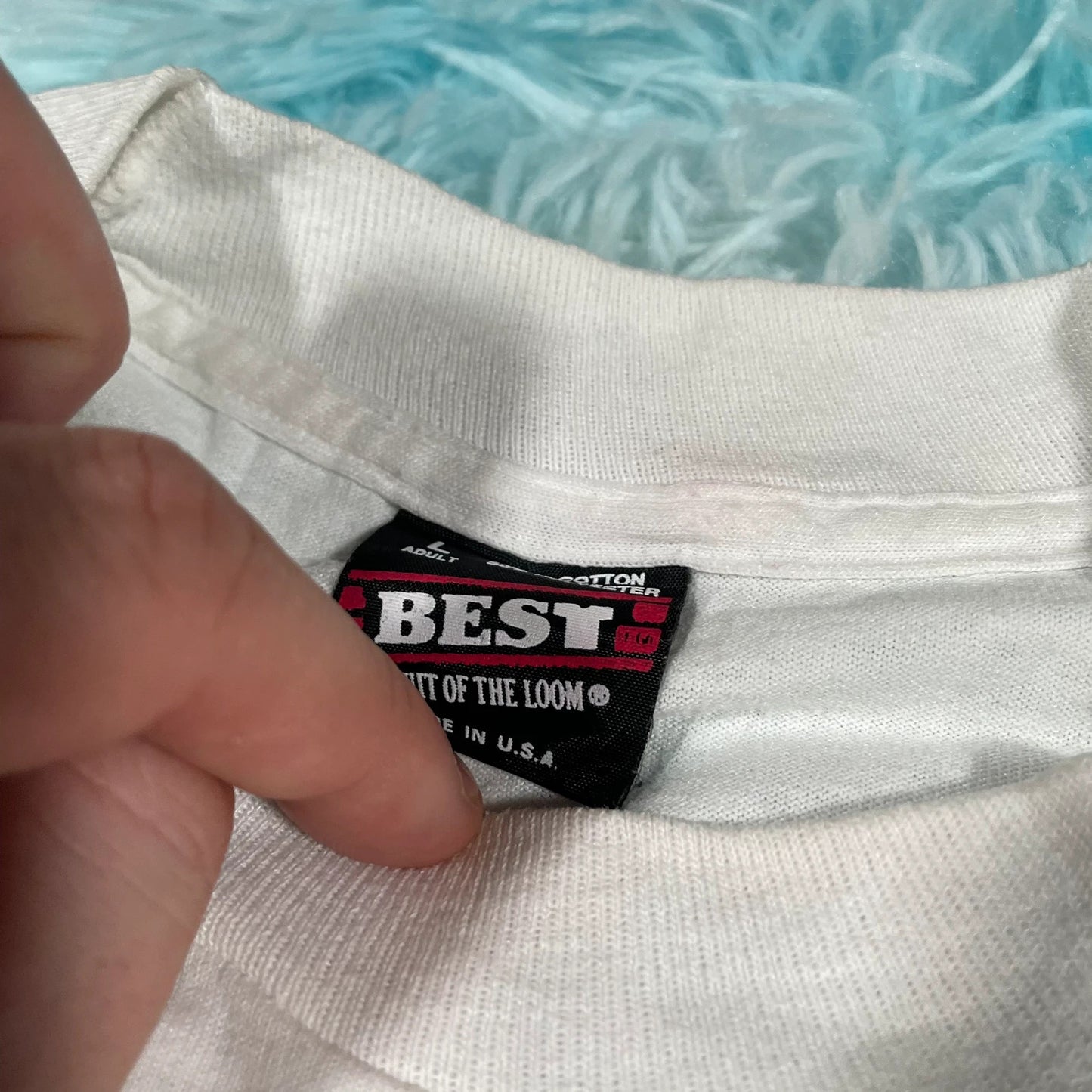 Vintage 90s White Armed Forces 5k Race Graphic T Shirt - Large