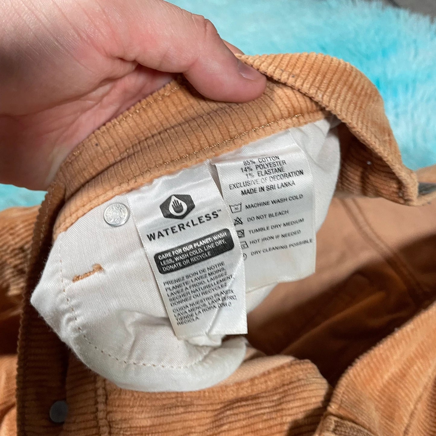 Brown Baggy Levi’s Corduroy Trousers - 34W