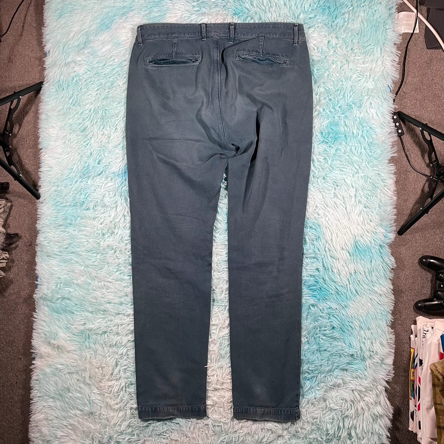 Blue Massimo Alba Trousers - 36W 54