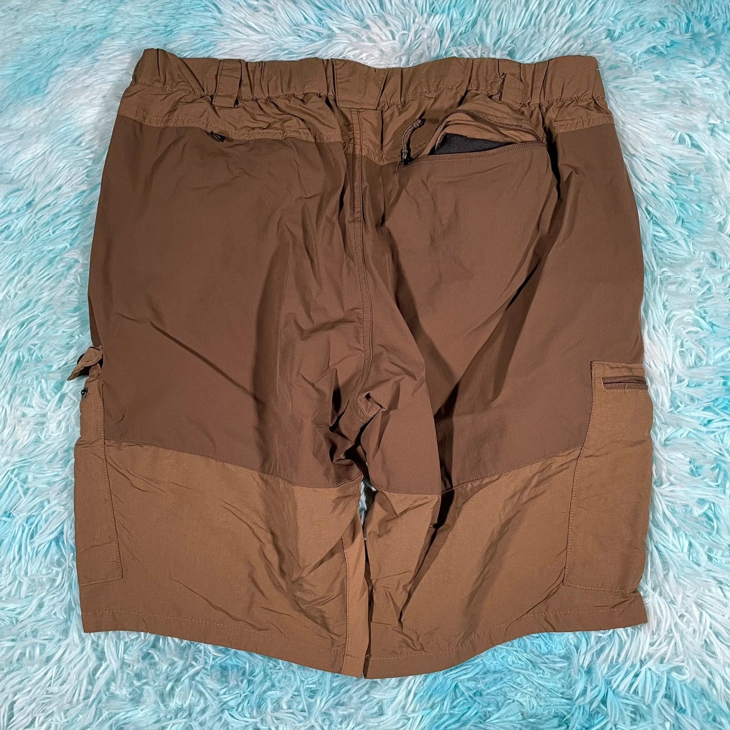 Brown Forclaz Hiking Shorts Decathlon - XL