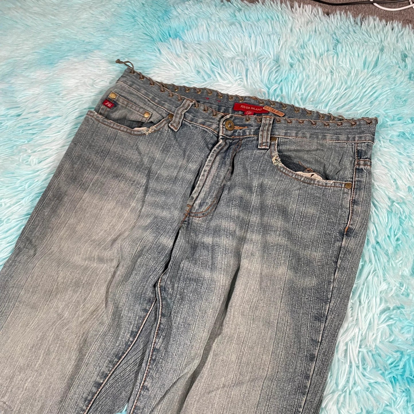 Vintage 00s River Island Flared Jeans - 32W 32L