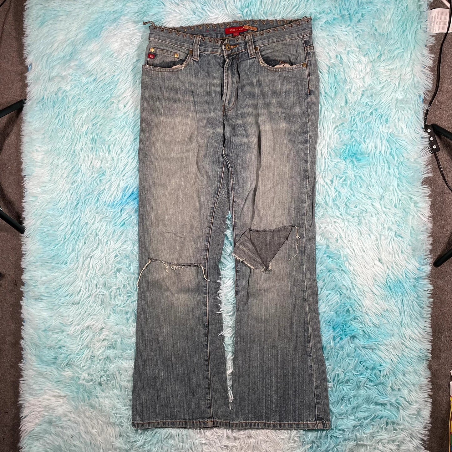 Vintage 00s River Island Flared Jeans - 32W 32L