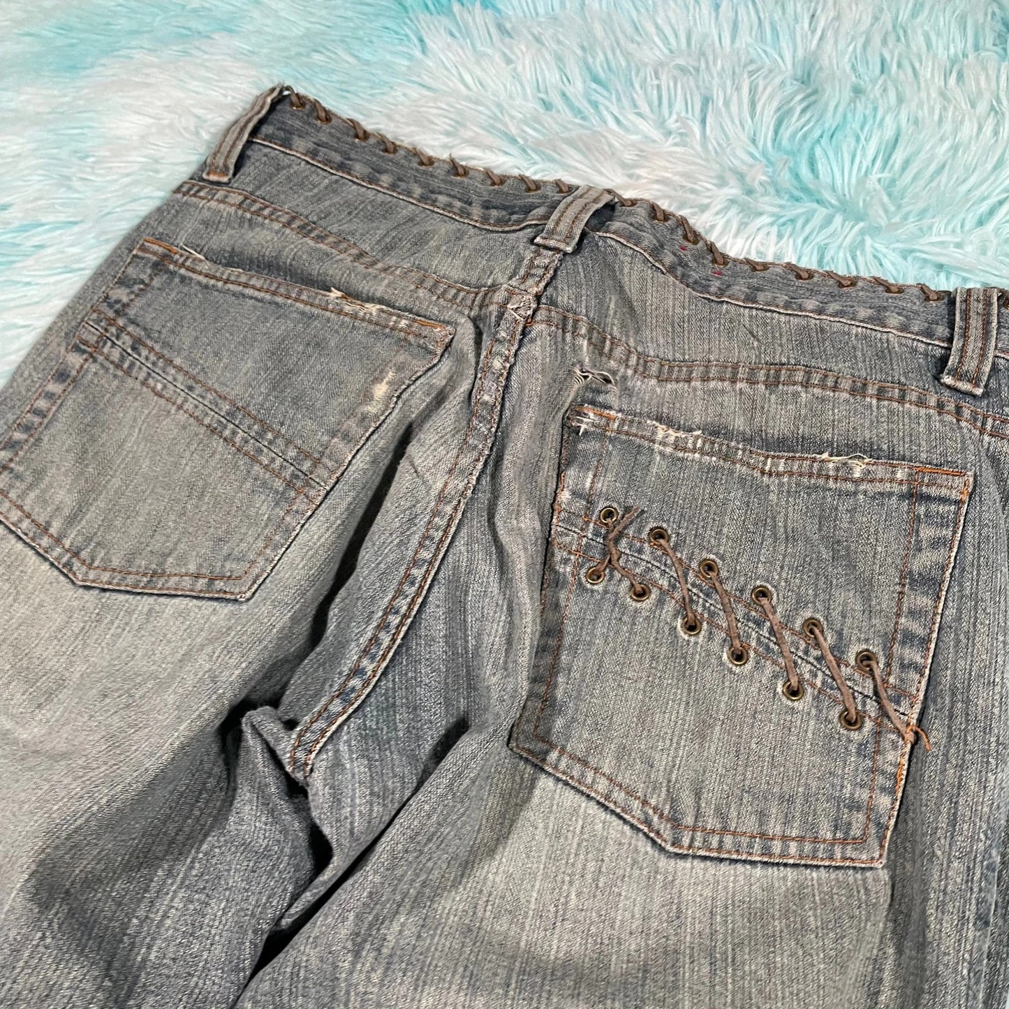 Vintage 00s River Island Flared Jeans - 32W 32L