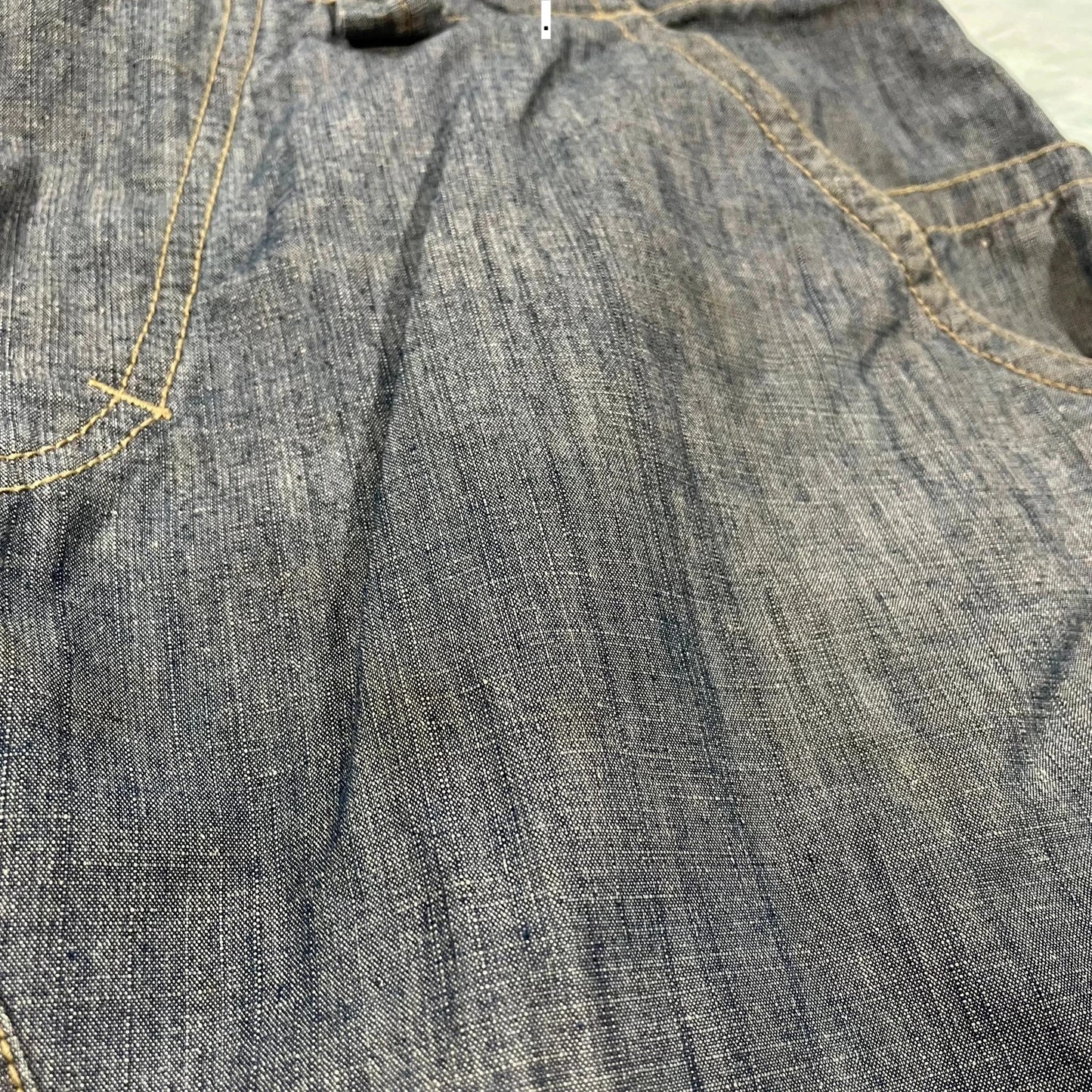 Vintage 00s Blue Baggy Jean Shorts Denim Jorts Sharpeye - 34W