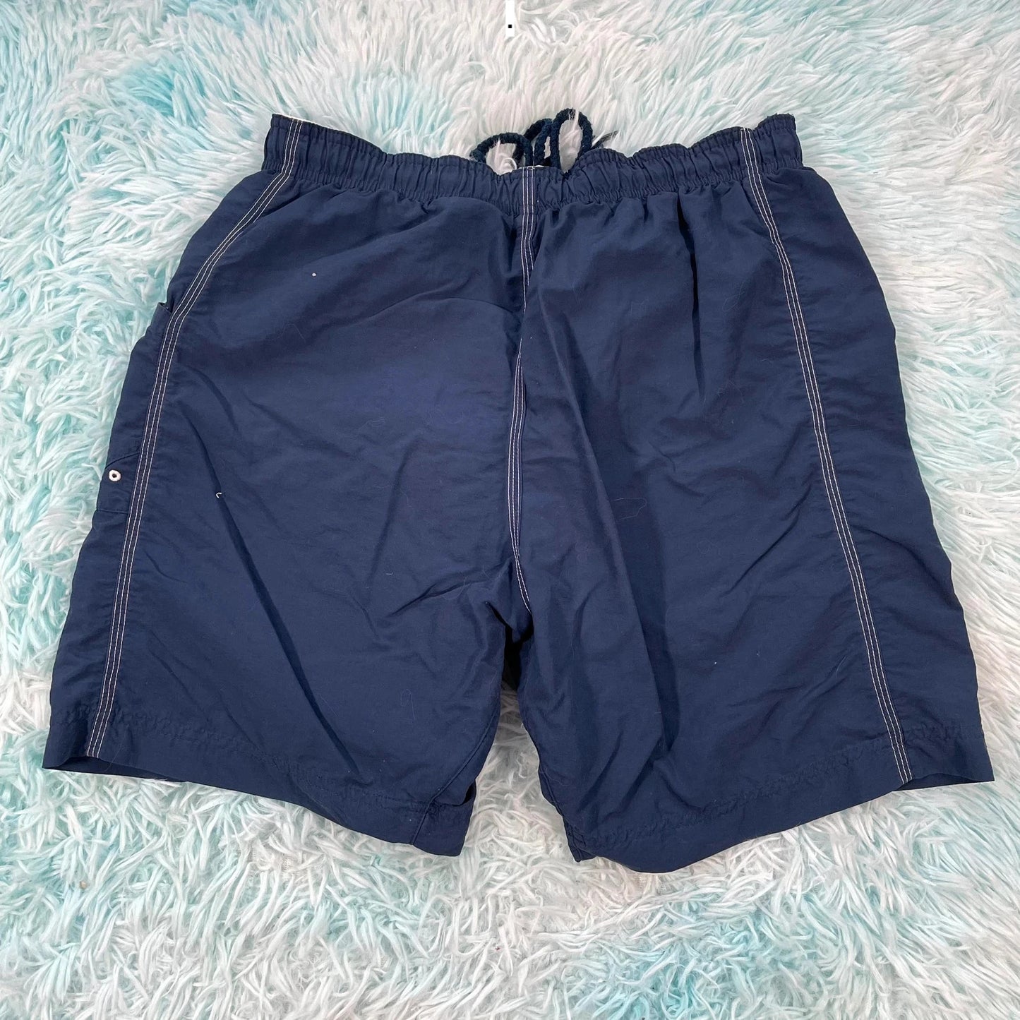Vintage 00s Navy Nike Running Shorts - Medium
