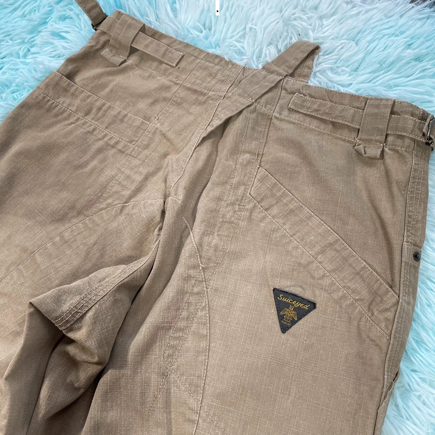 Vintage 90s Brown Baggy Shorts - Medium