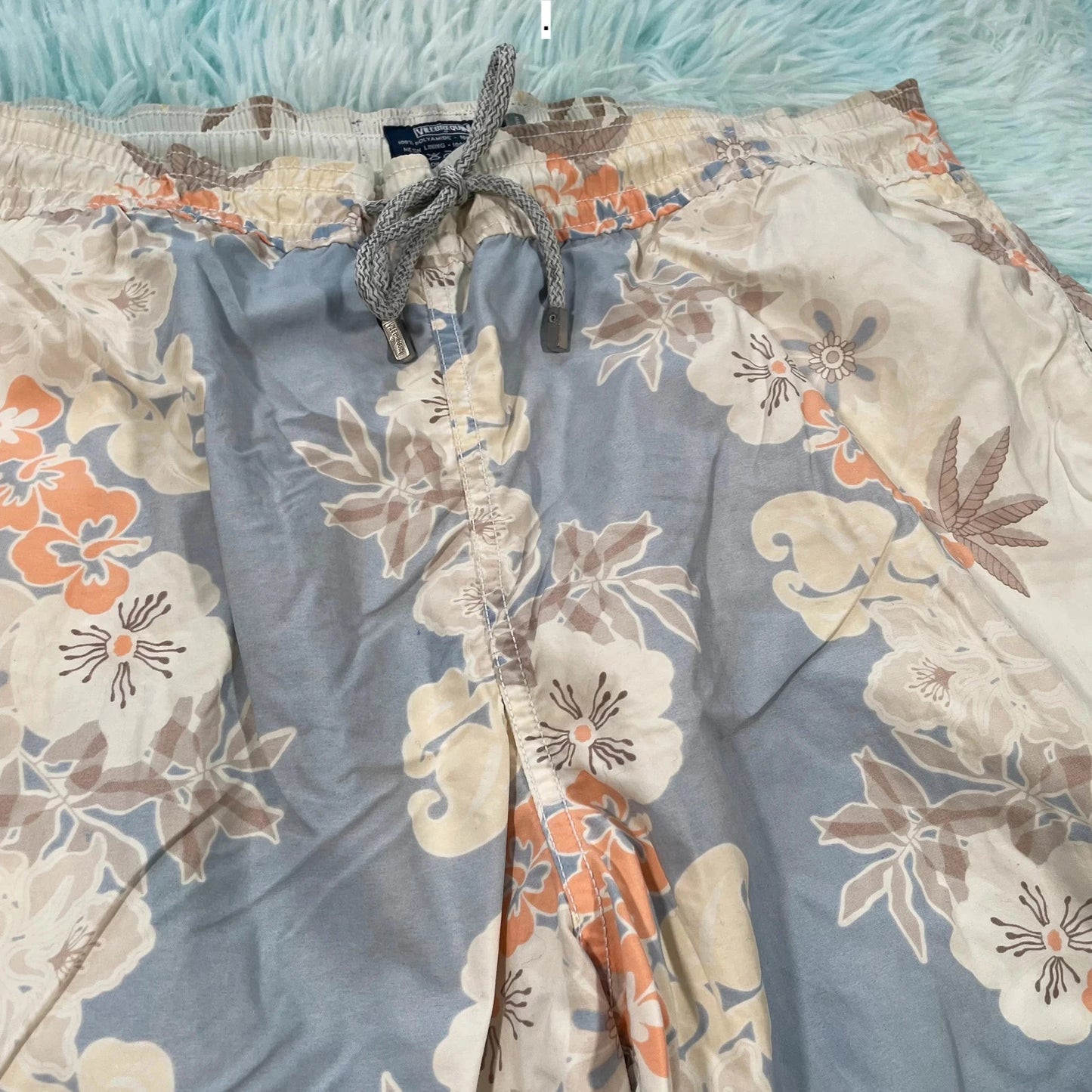 Blue Floral Vilebrequin Swim Shorts - XXL