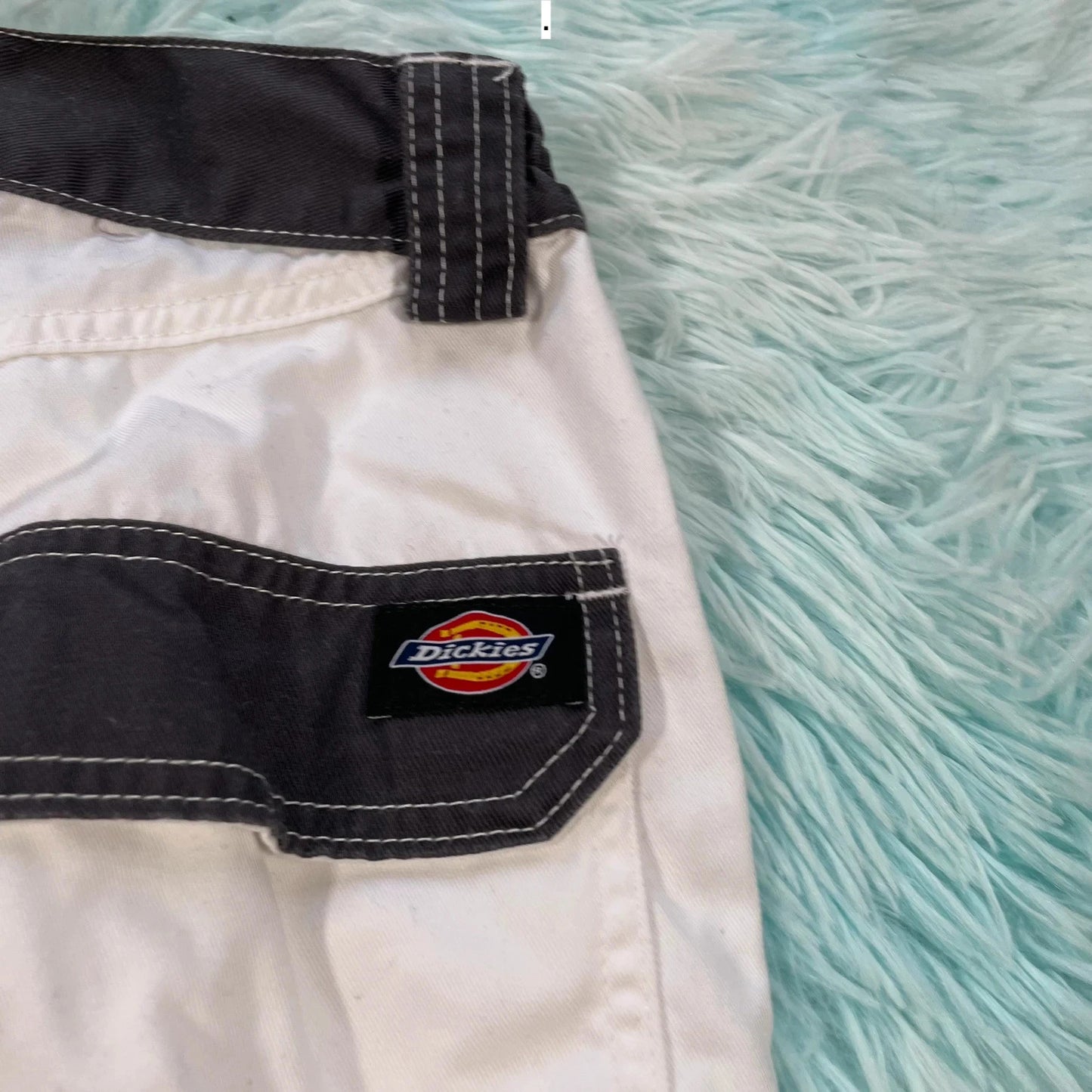 Black & White Dickies Workwear Trousers - 30W