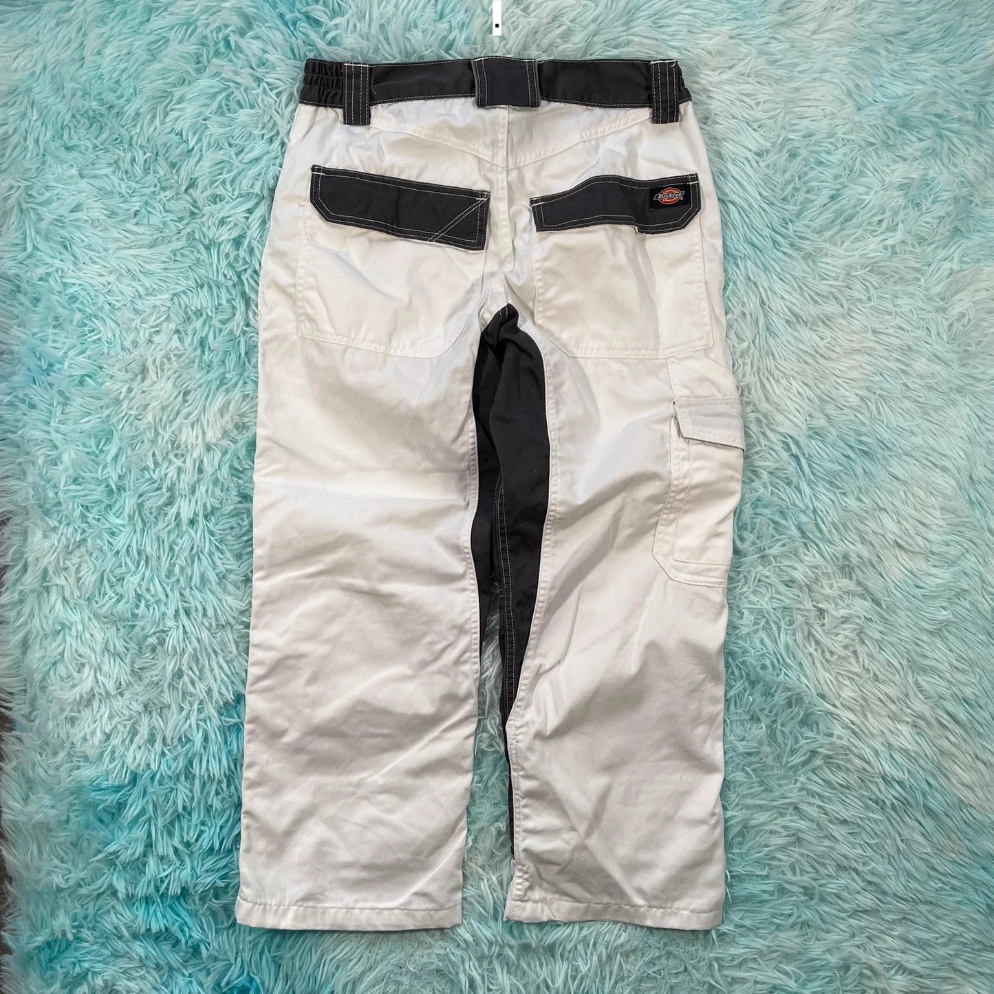 Black & White Dickies Workwear Trousers - 30W