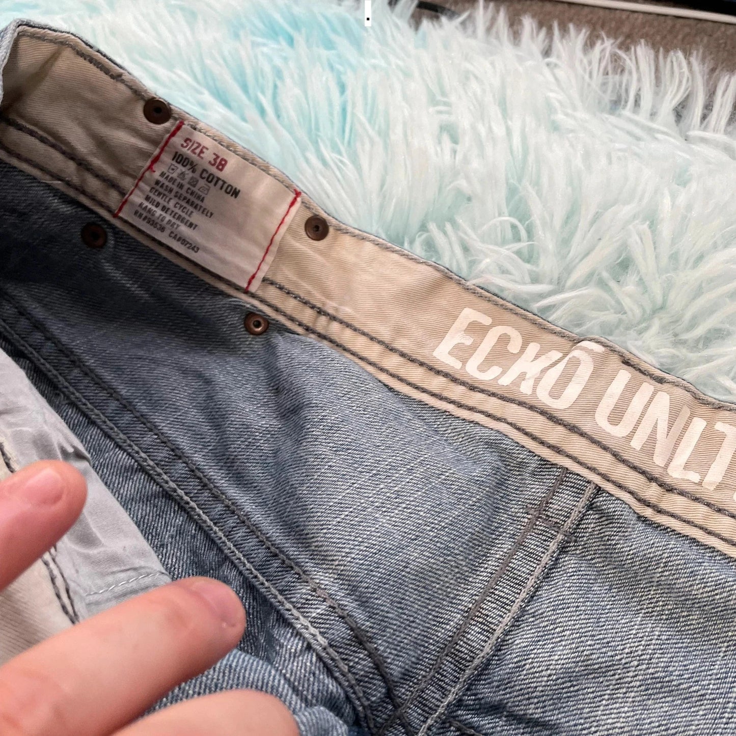 Vintage 00s Ecko Unltd Jean Shorts Jorts - 38W