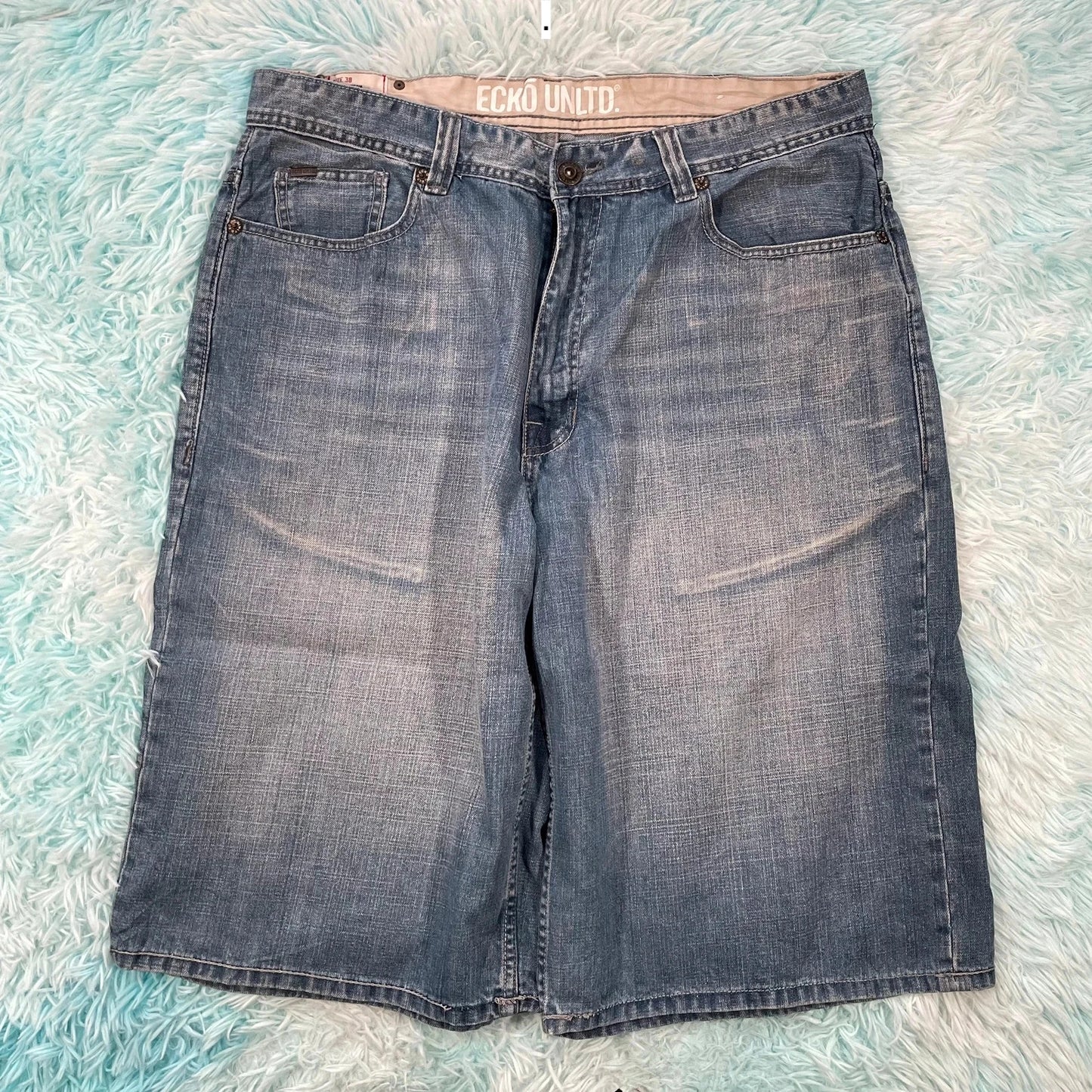 Vintage 00s Ecko Unltd Jean Shorts Jorts - 38W
