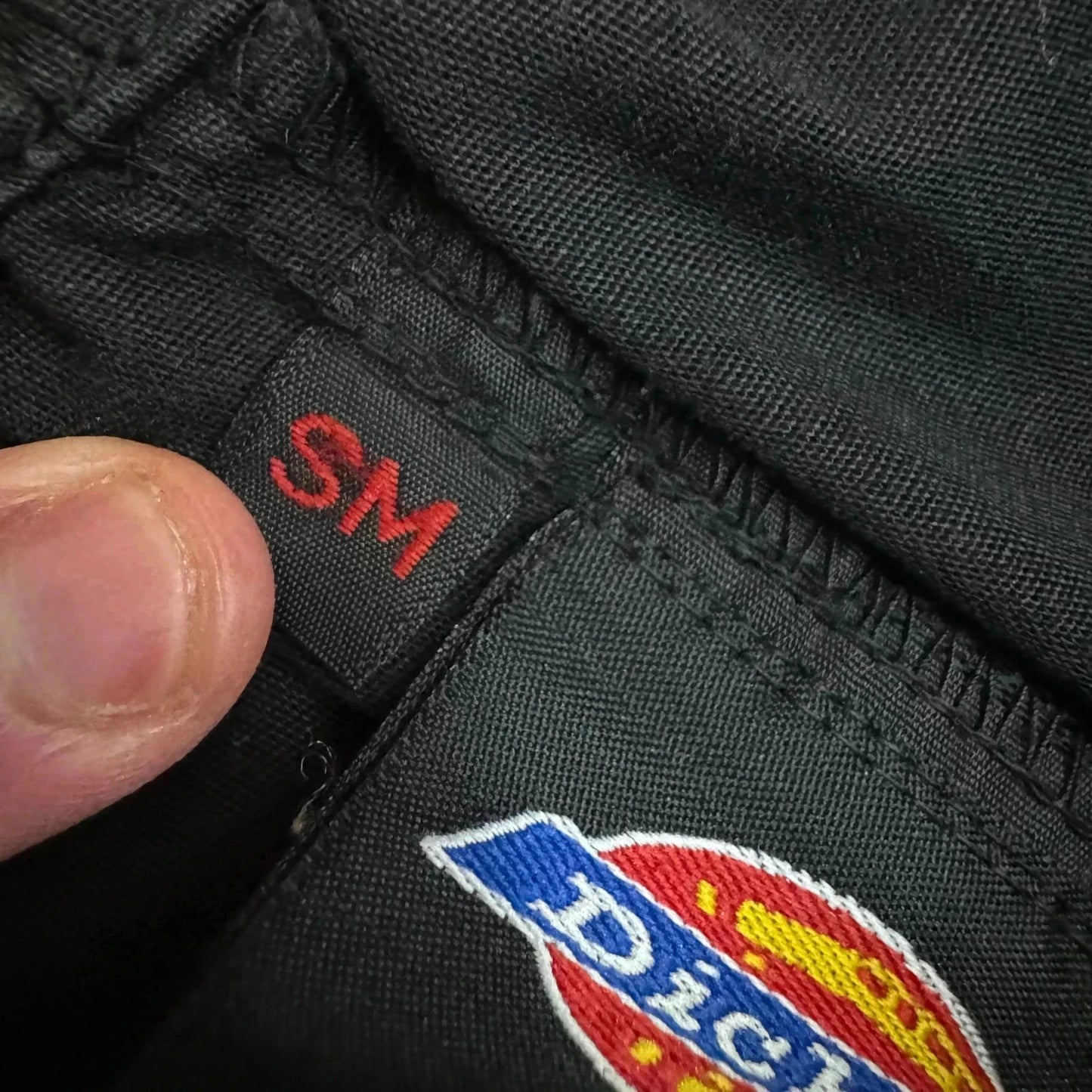 Black Dickies Relaxed Cargo Trousers - Small
