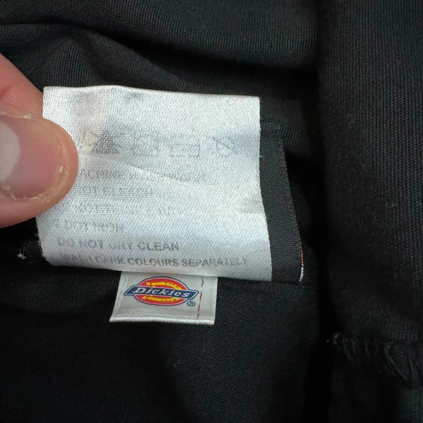 Black Dickies Relaxed Cargo Trousers - Small