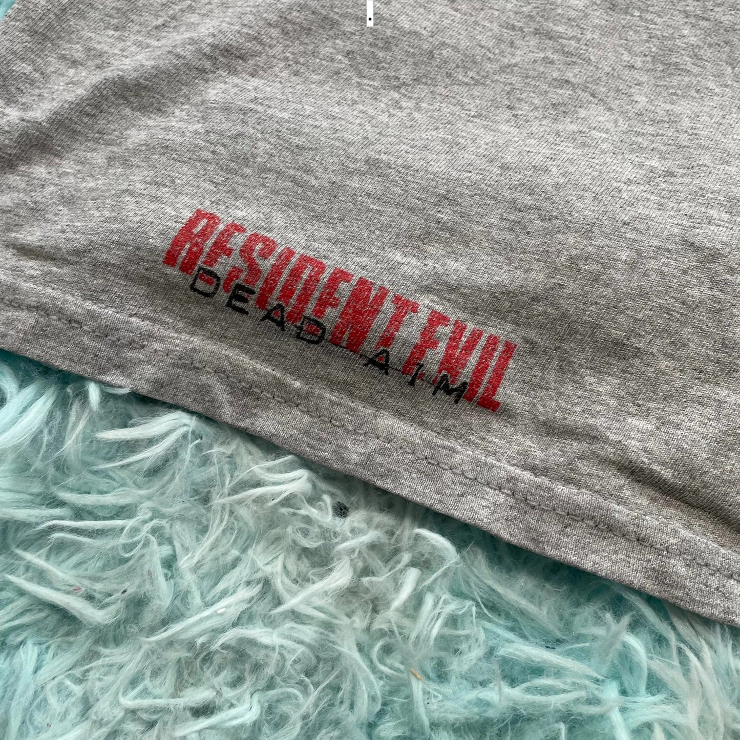 Vintage Grey 2003 Resident Evil Dead Aim Promo T Shirt - Medium