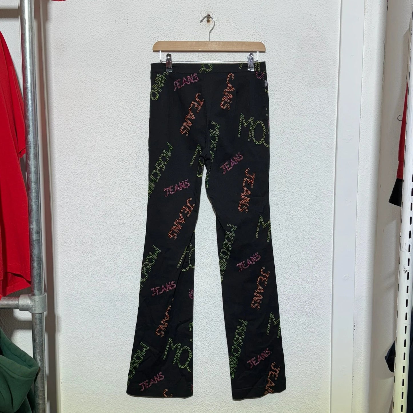 Vintage 00s Black Moschino Trousers - Size 8