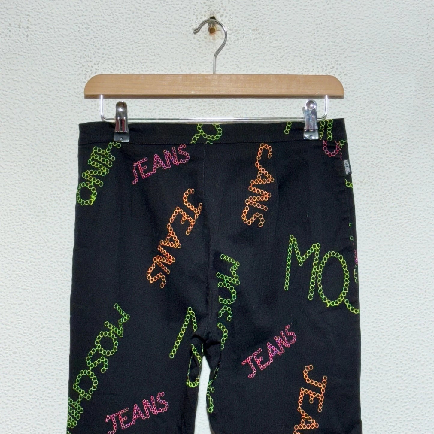 Vintage 00s Black Moschino Trousers - Size 8