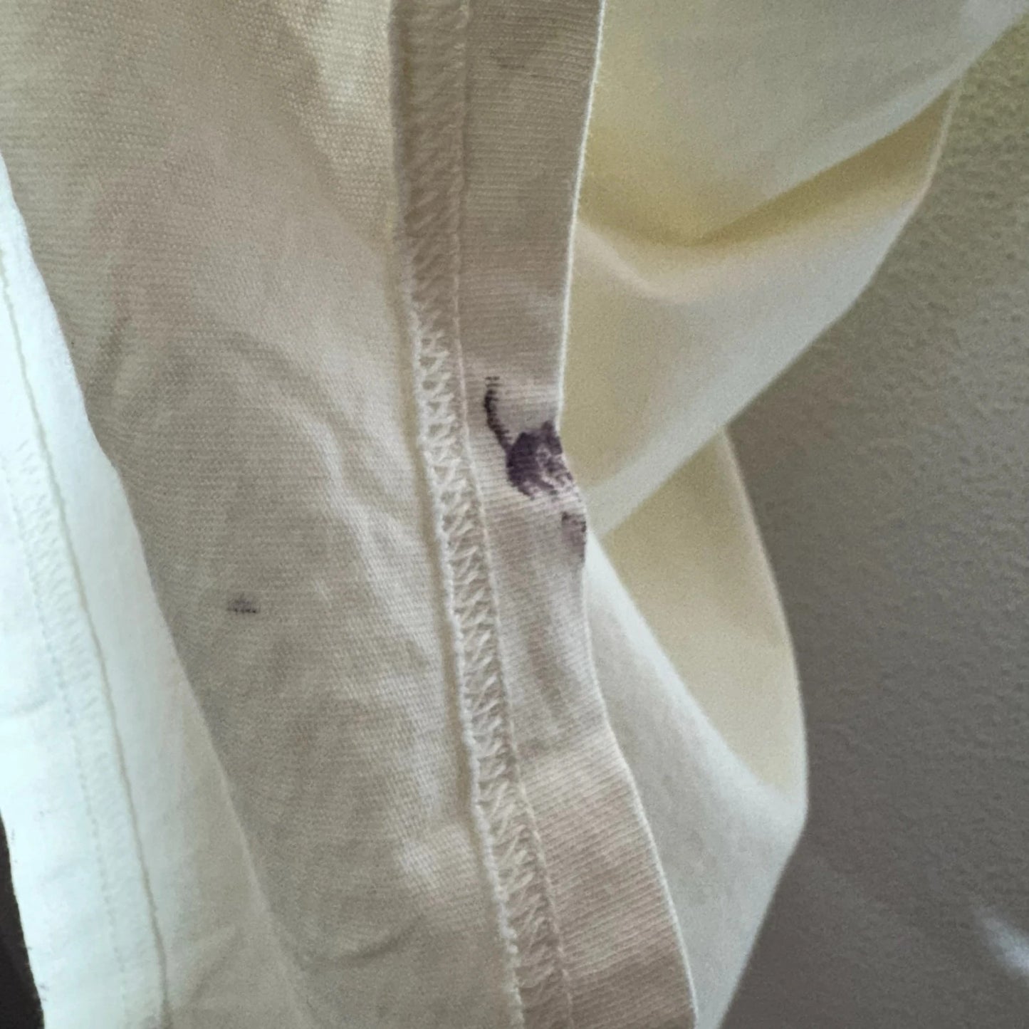 Cream adidas Graphic T Shirt Logo - medium