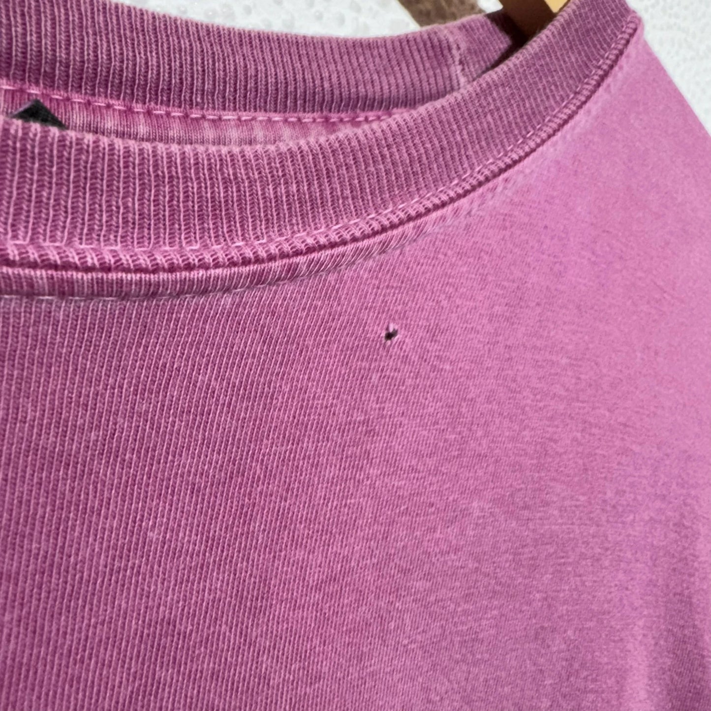 Purple Stussy Long Sleeve T Shirt - Medium