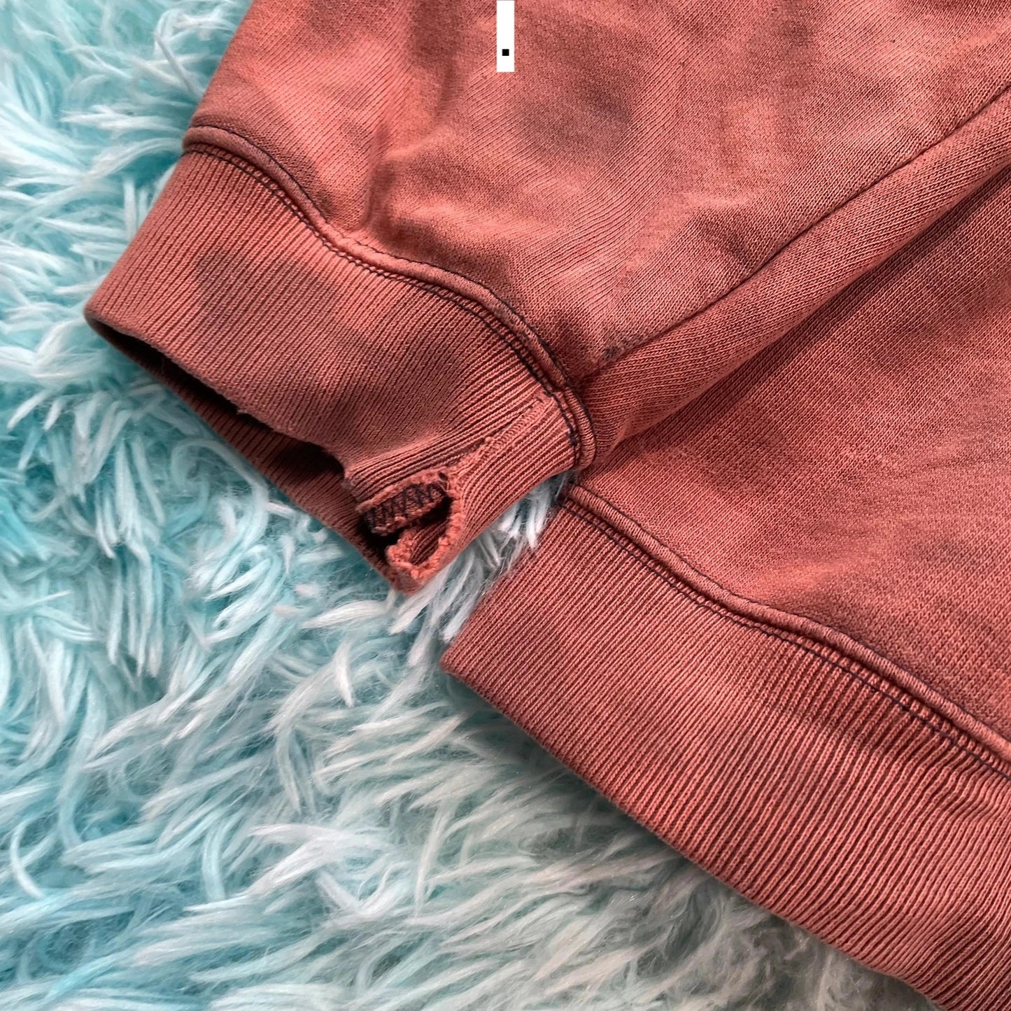 Vintage 00s Bleach Dyed Brown Nike Hoodie - Medium