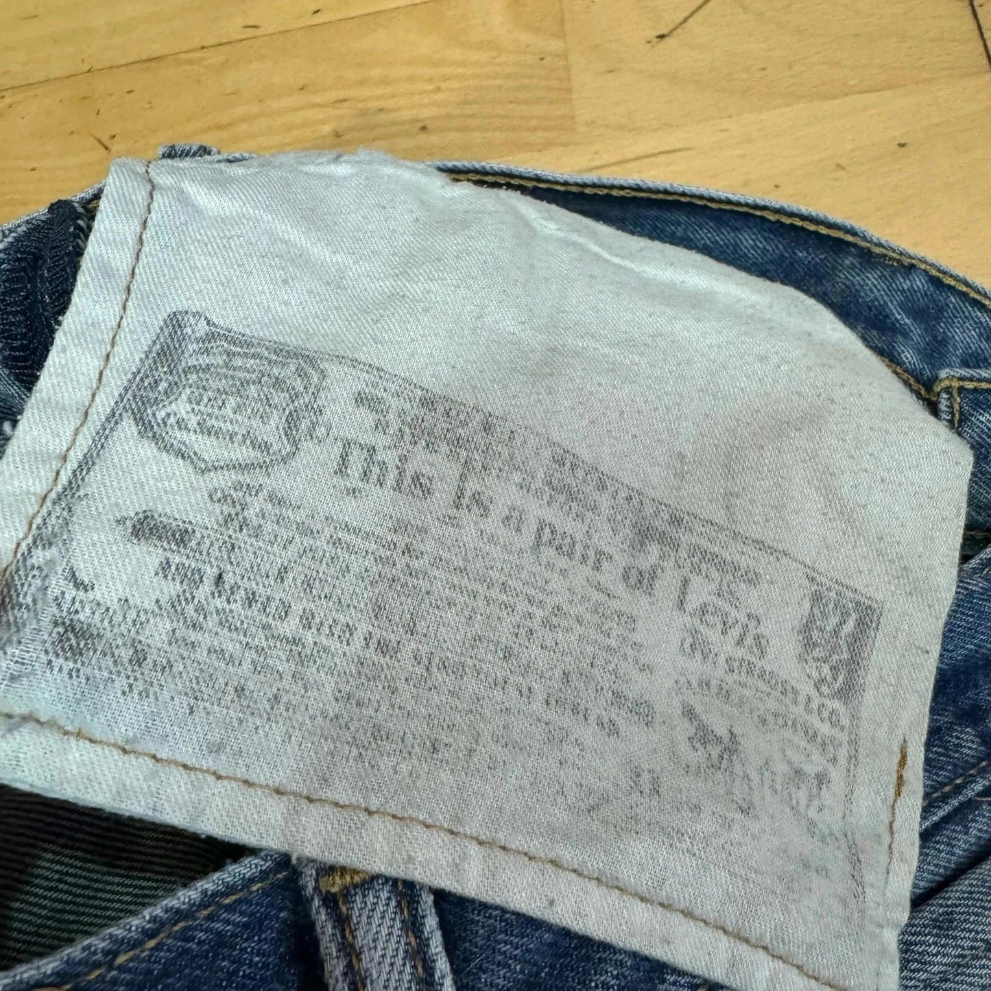 Vintage 90s Levi’s 501 Jeans Straight Leg - 34W 34L