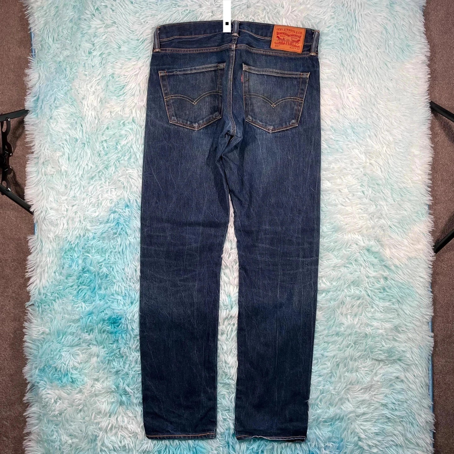 Navy Levi’s 511 Jeans Slim Straight Fit - 32W 32L