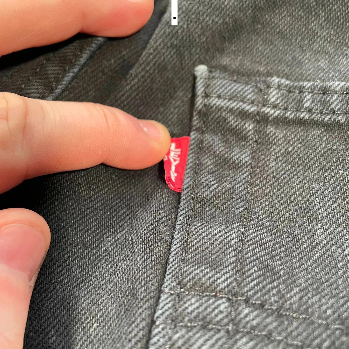 Black Levi’s 501 Jeans Straight Leg - 34W 34L