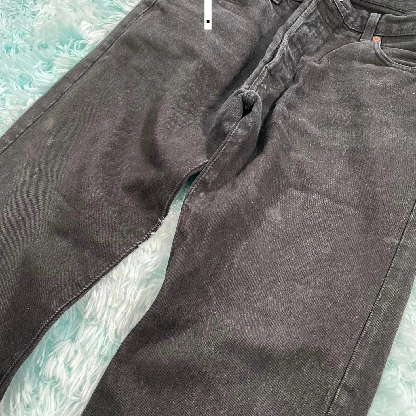 Black Levi’s 501 Jeans Straight Leg - 34W 34L