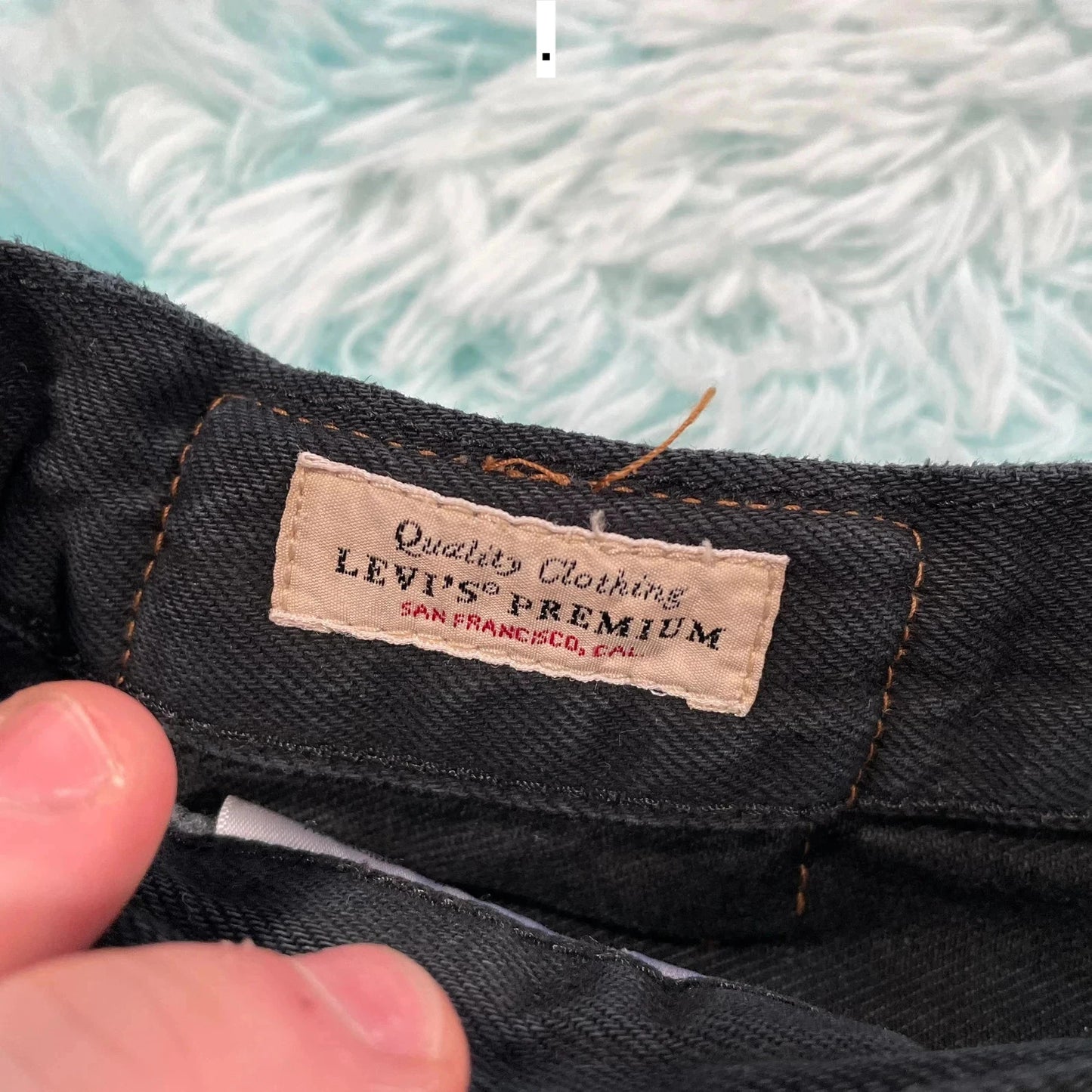 Black Levi’s 501 Jeans Straight Leg - 34W 34L