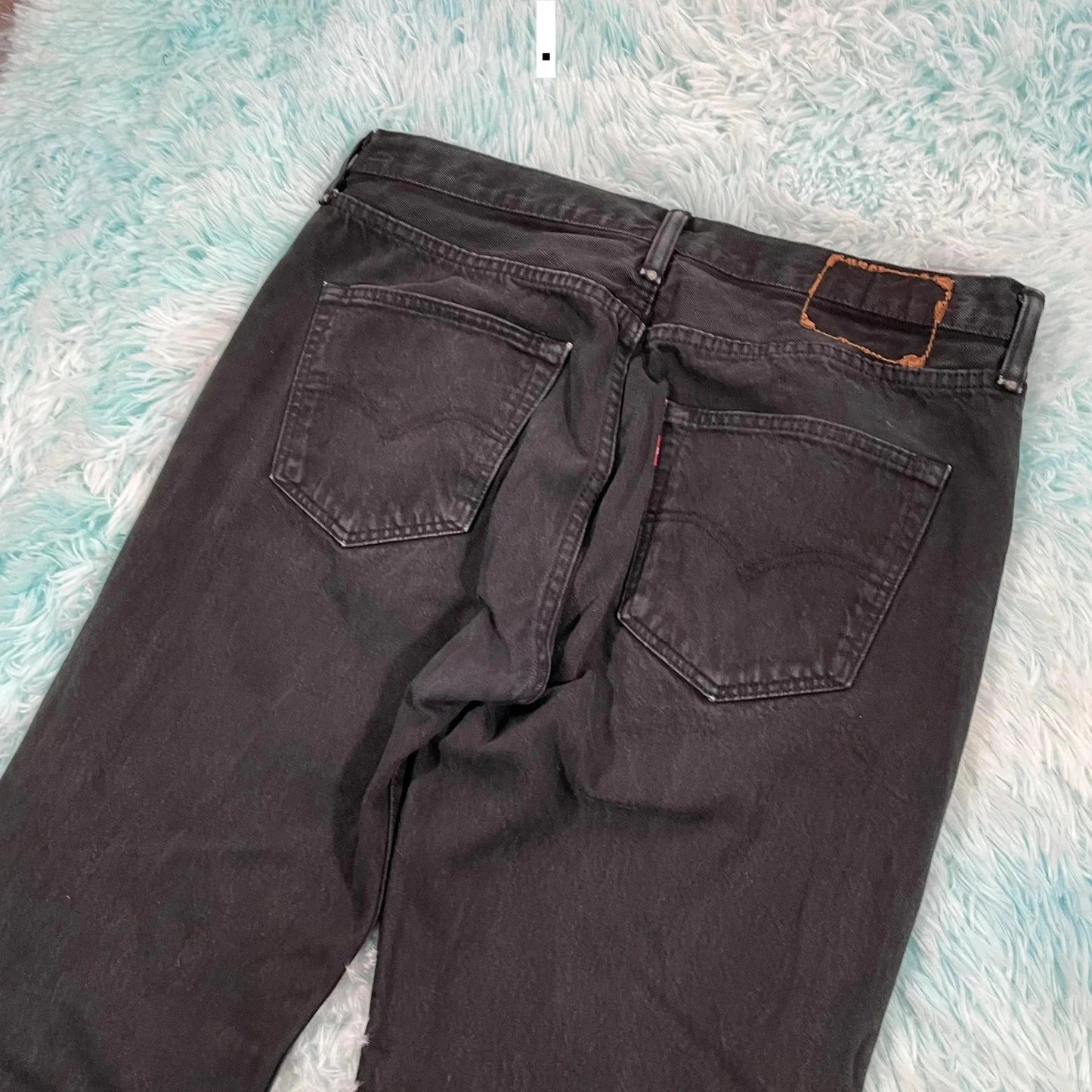 Vintage Black Levi’s 501 Jeans Straight Leg - 34W 34L