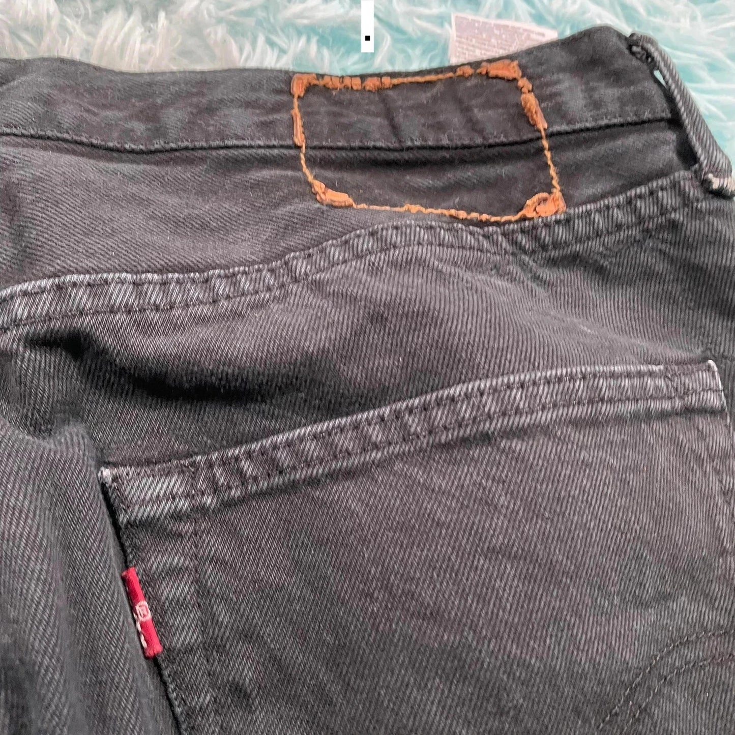 Vintage Black Levi’s 501 Jeans Straight Leg - 34W 34L