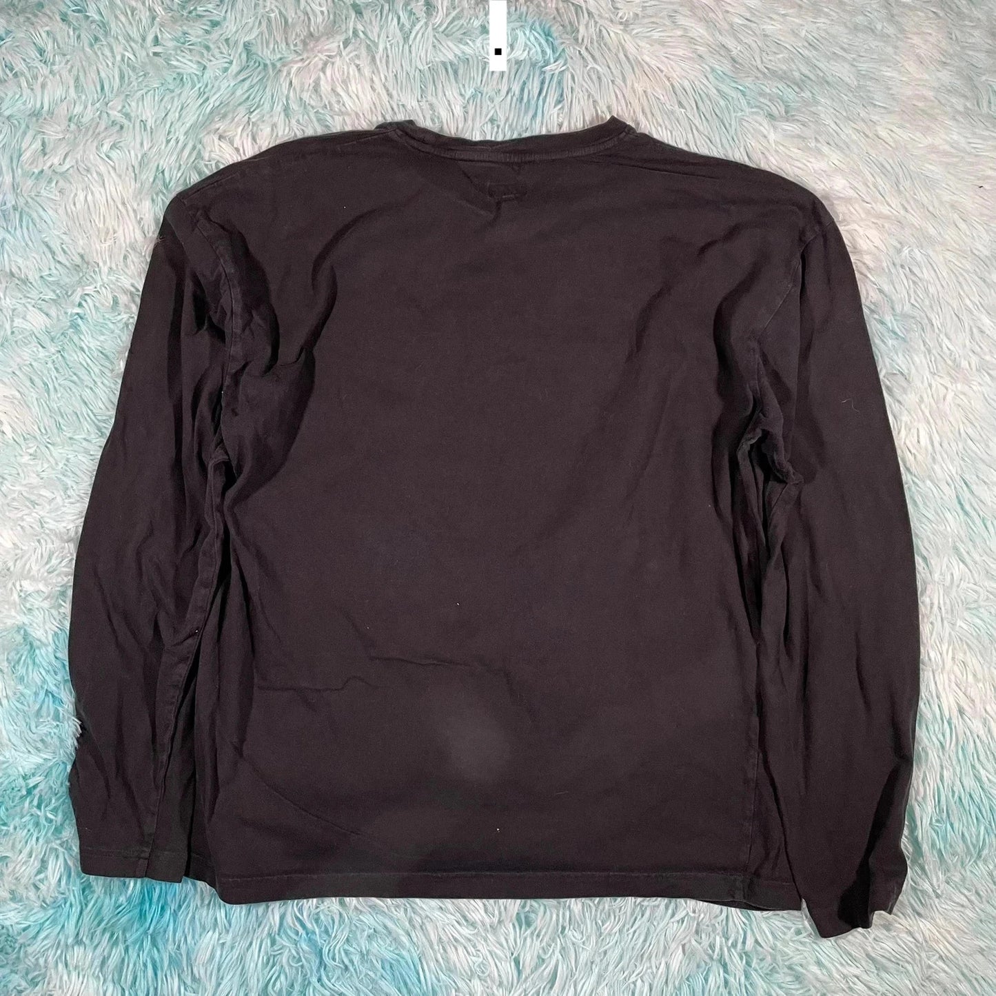 Vintage 00s Black Armani Jeans Long Sleeve T Shirt - XL