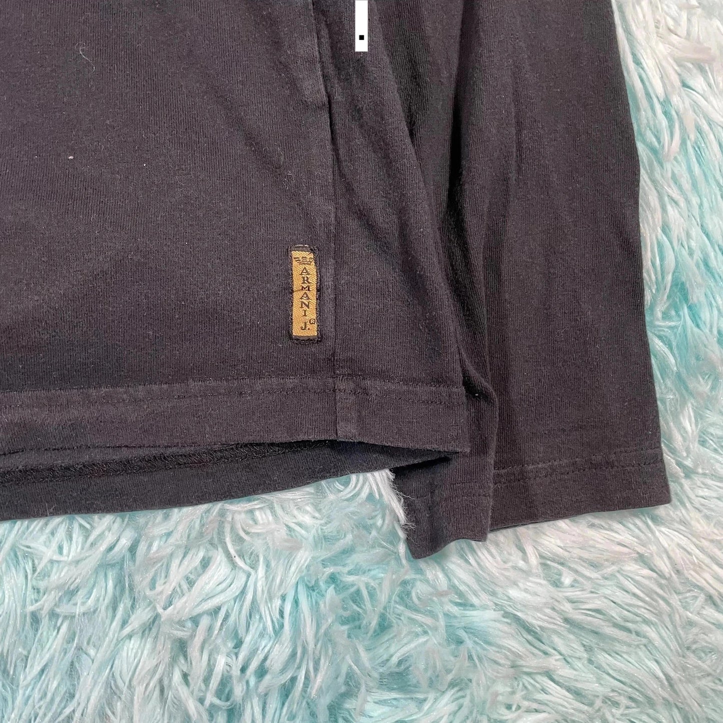 Vintage 00s Black Armani Jeans Long Sleeve T Shirt - XL